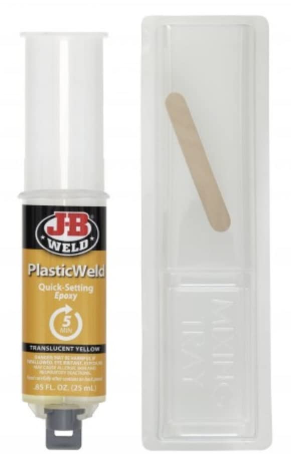 J-B Weld JB Weld 50132 25 ML Off-White PlasticWeld Quick Setting Epoxy