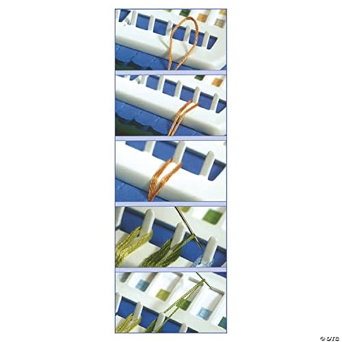 Pako Floss Organiser for Embroidery Thread, with 10 Blank Code Cards