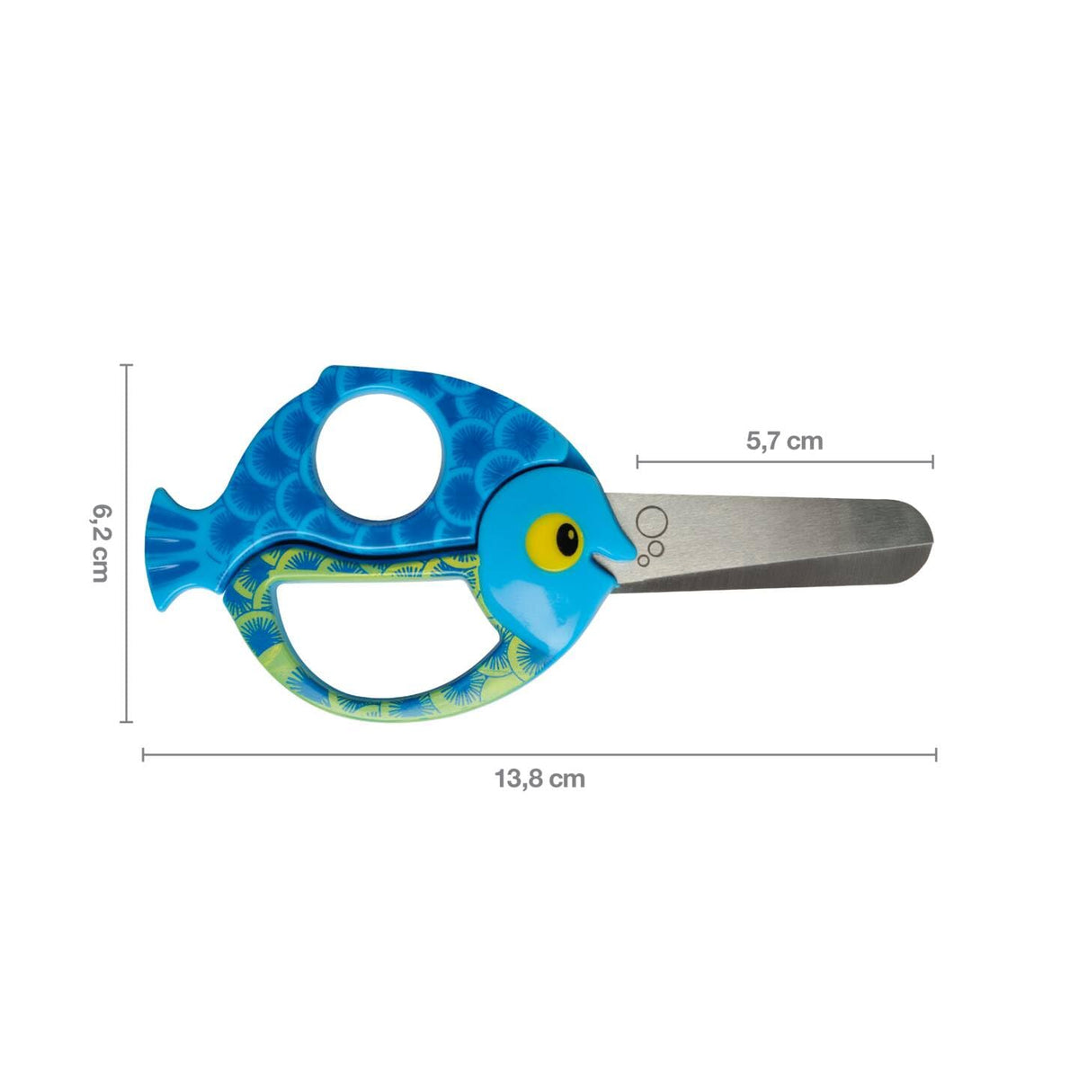 Fiskars Children's Animal Scissors with Fish Motif, from 4 Years