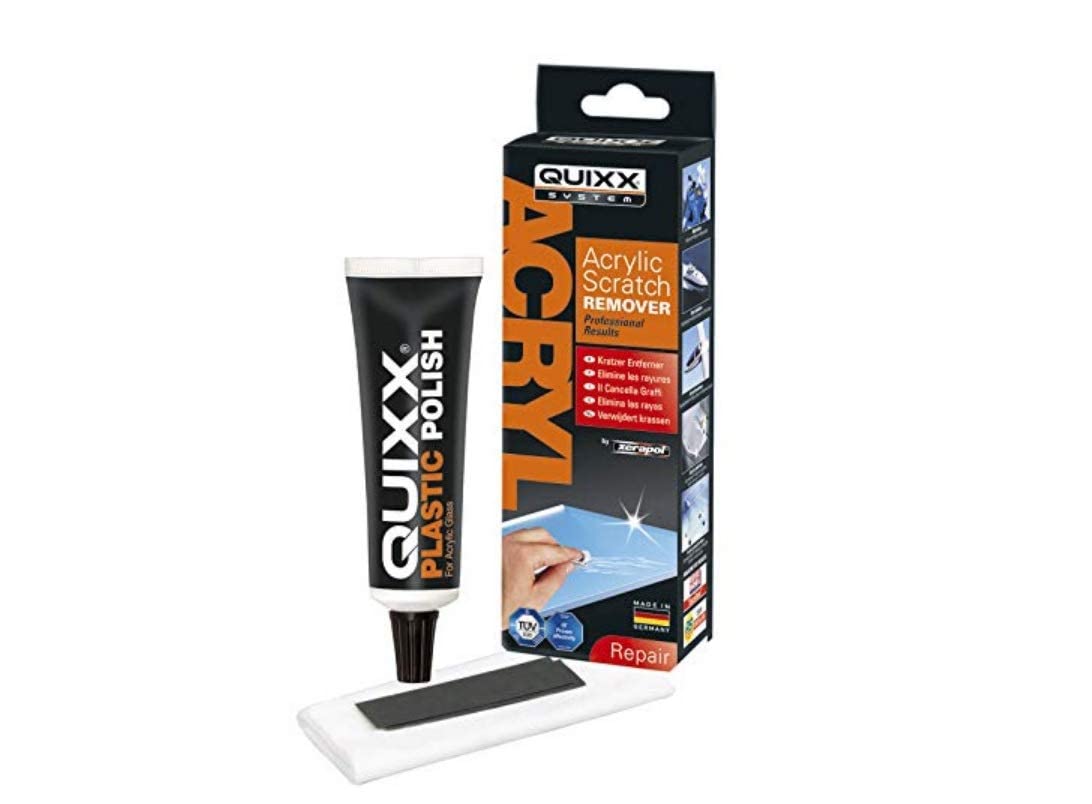 Quixx Acrylic and Plastic Scratch Remover Kit, 50g