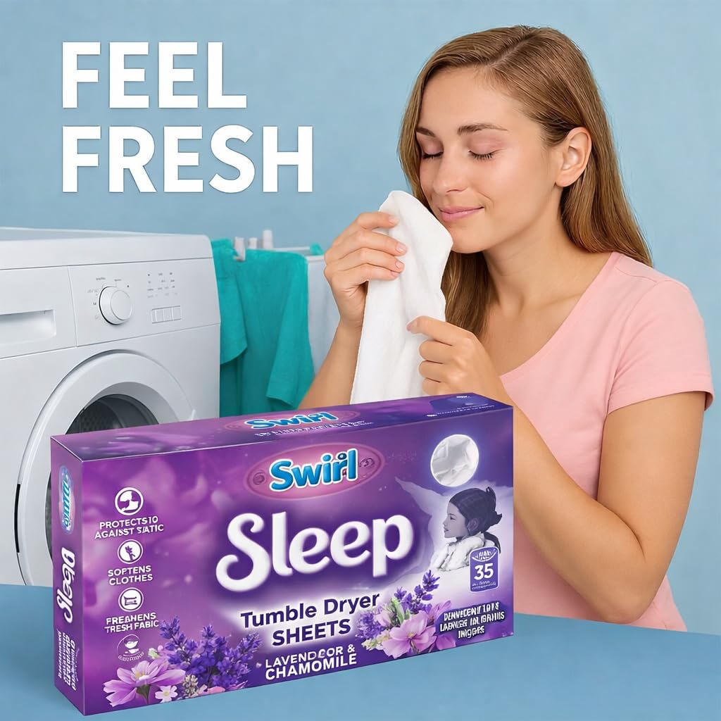 Tumble Dryer Sheets, Lavender & Chamomile, 105 Sheets