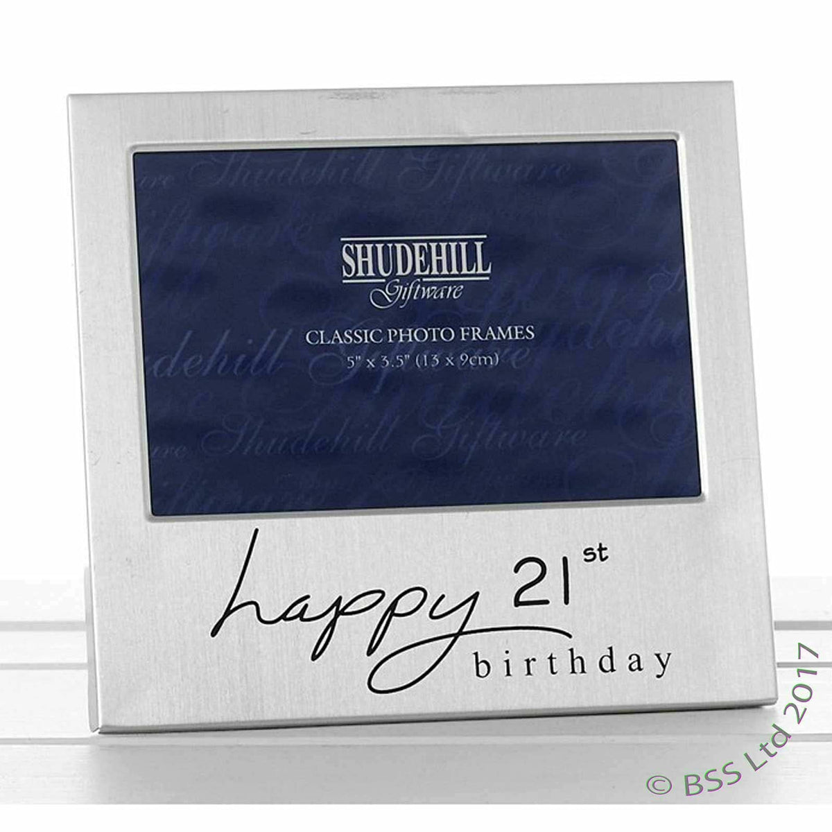 Shudehill Giftware 5" x 3" Happy 21st Birthday Photo Frame Occasion Gift Present
