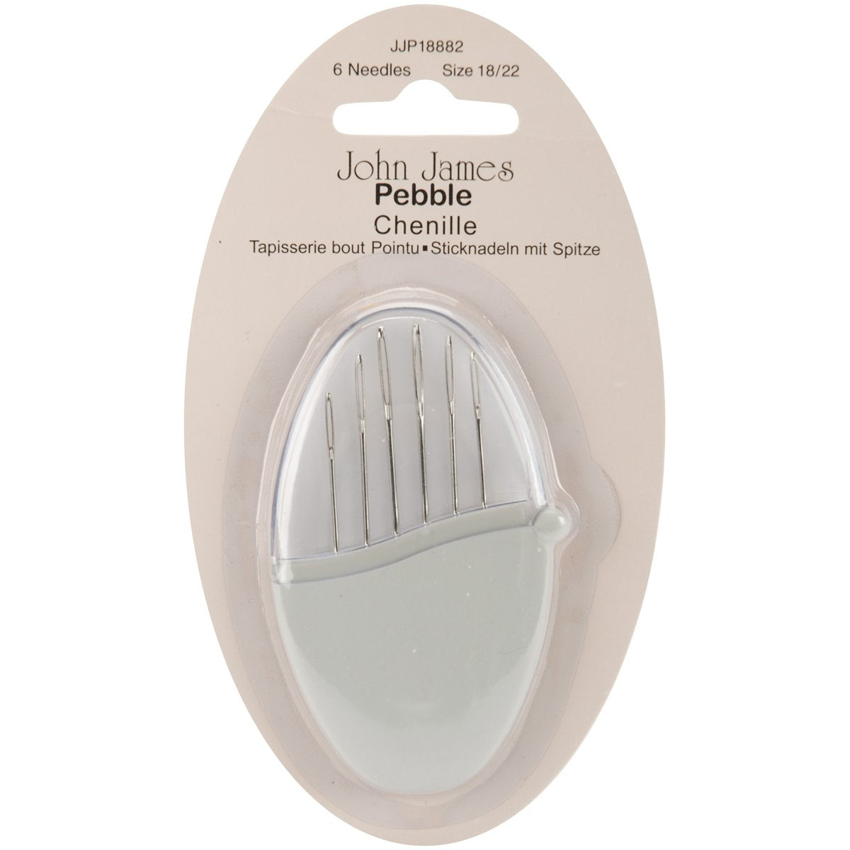 Colonial Needle Pebbles Chenille Needles-Size 18/22, Pack of 6