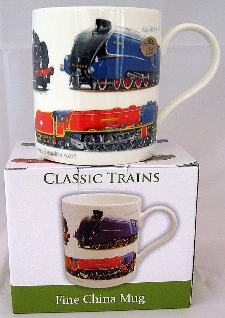 Leonardo Collection Classic British Trains Fine China Mug, 11oz
