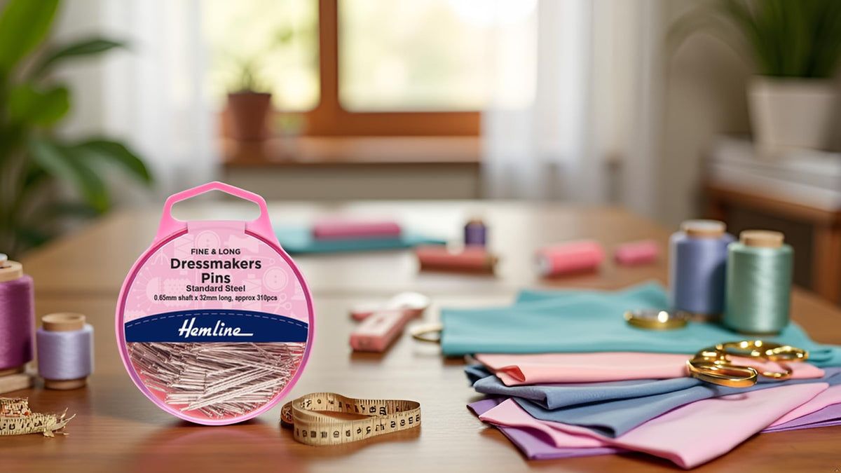 Hemline Extra Long Fine Pins (230pcs)