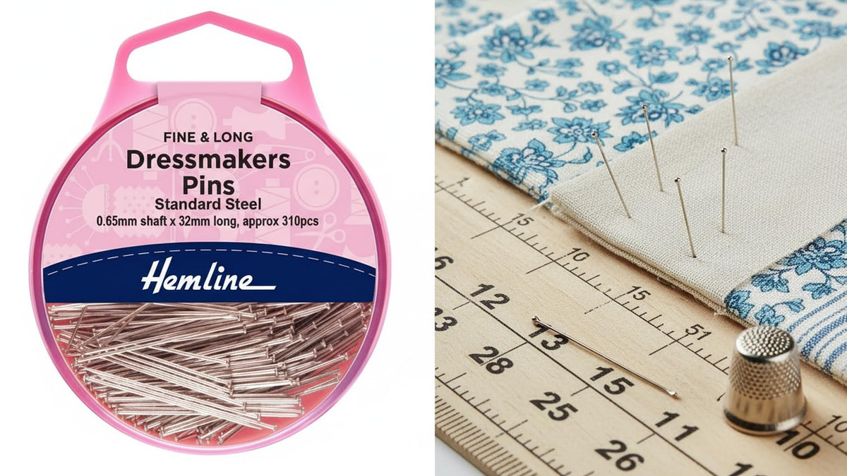 Hemline Extra Long Fine Pins (230pcs)