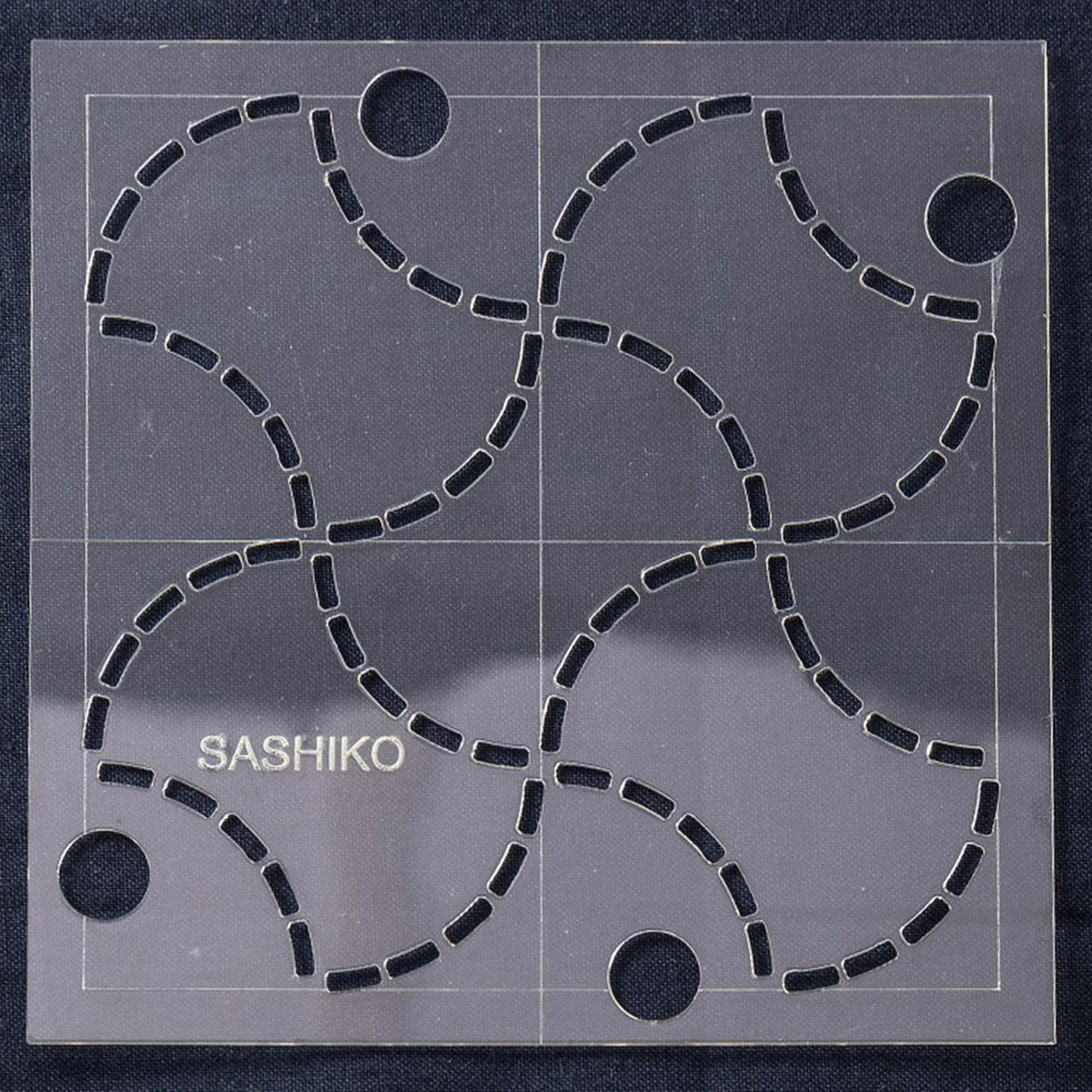 Sew Easy 4” Sashiko Template, Fondou (Weights)