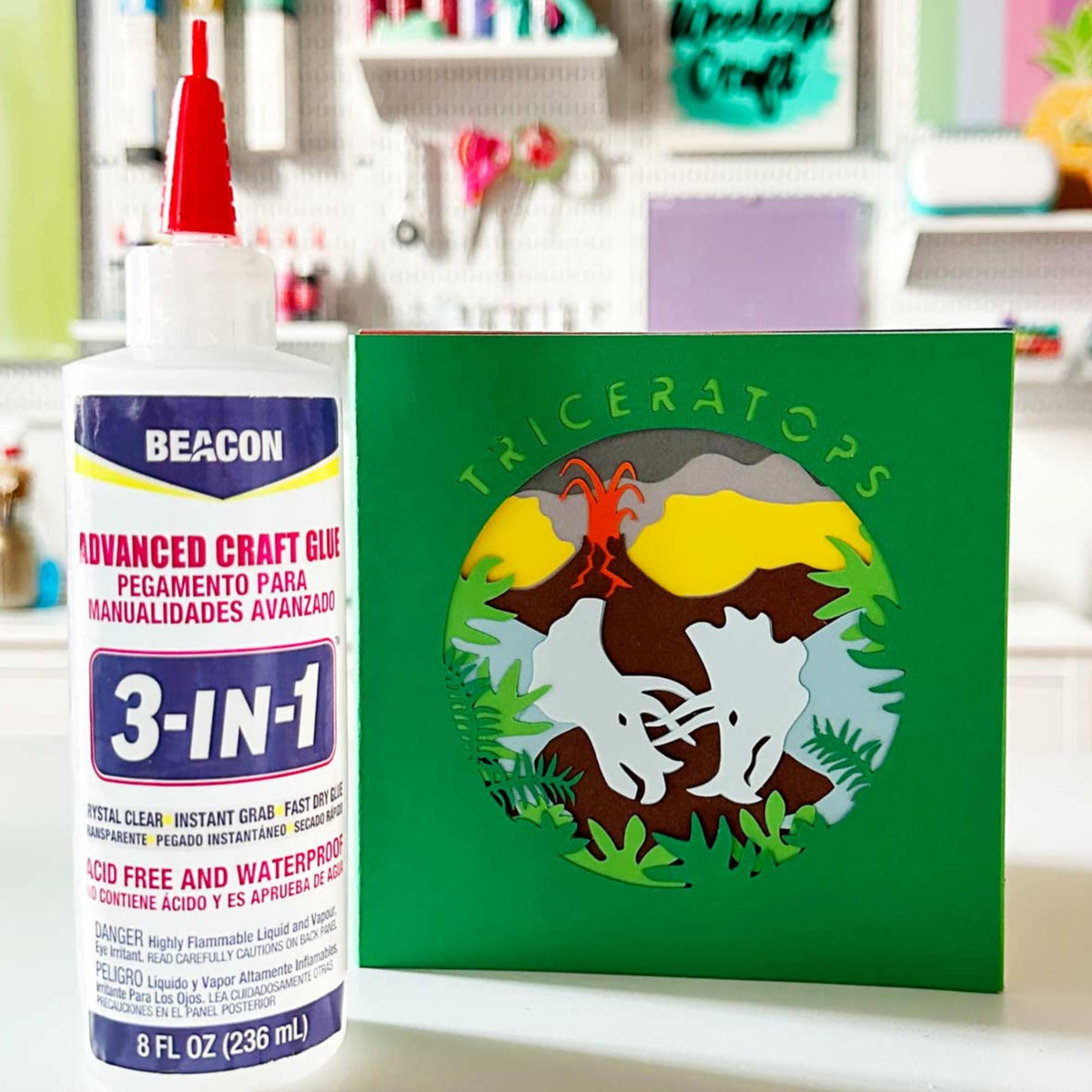 3-in-1 Advanced Craft Glue 118.56ml Medium Bottle, Clear