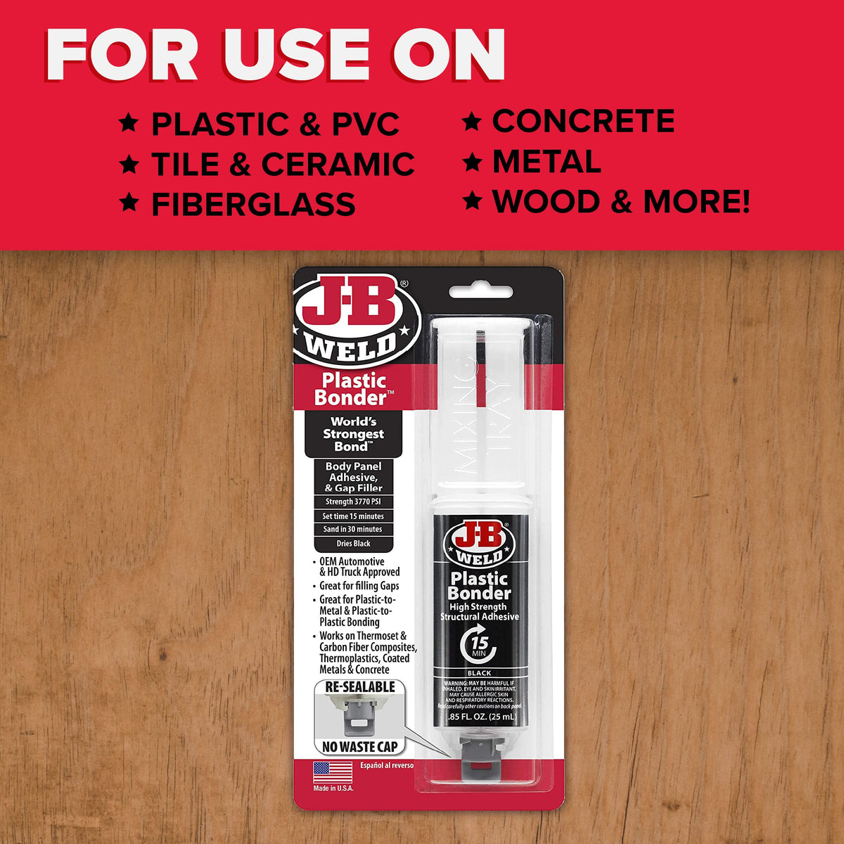 J-B Weld Plastic Bonder (25ml)