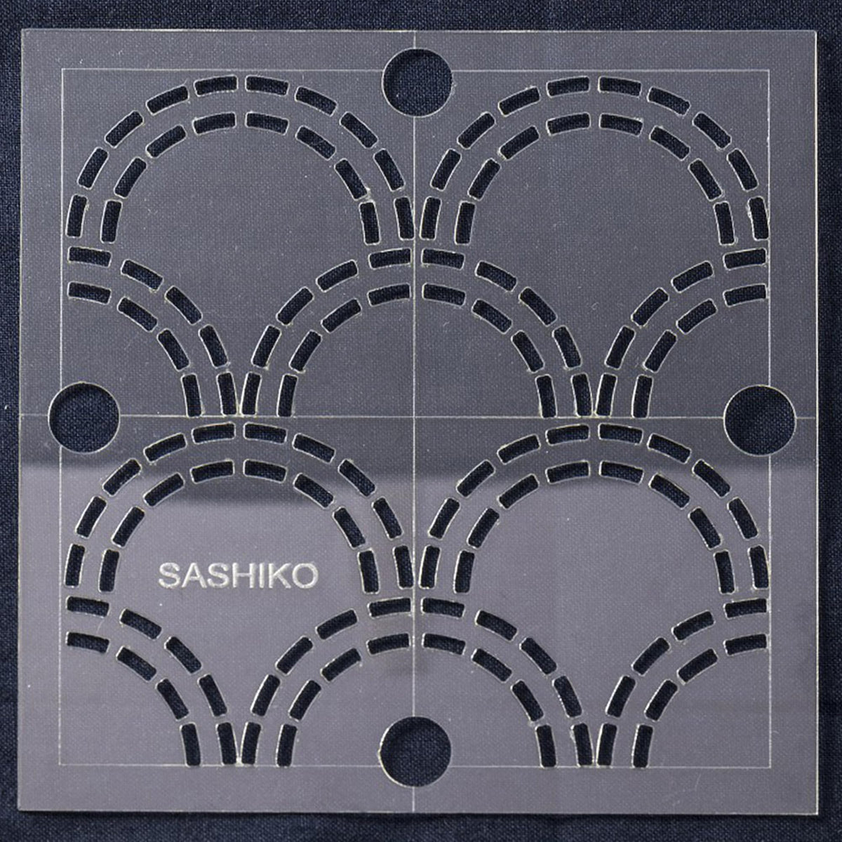 Sew Easy 4” Sashiko Template, Seigaiha (Waves)