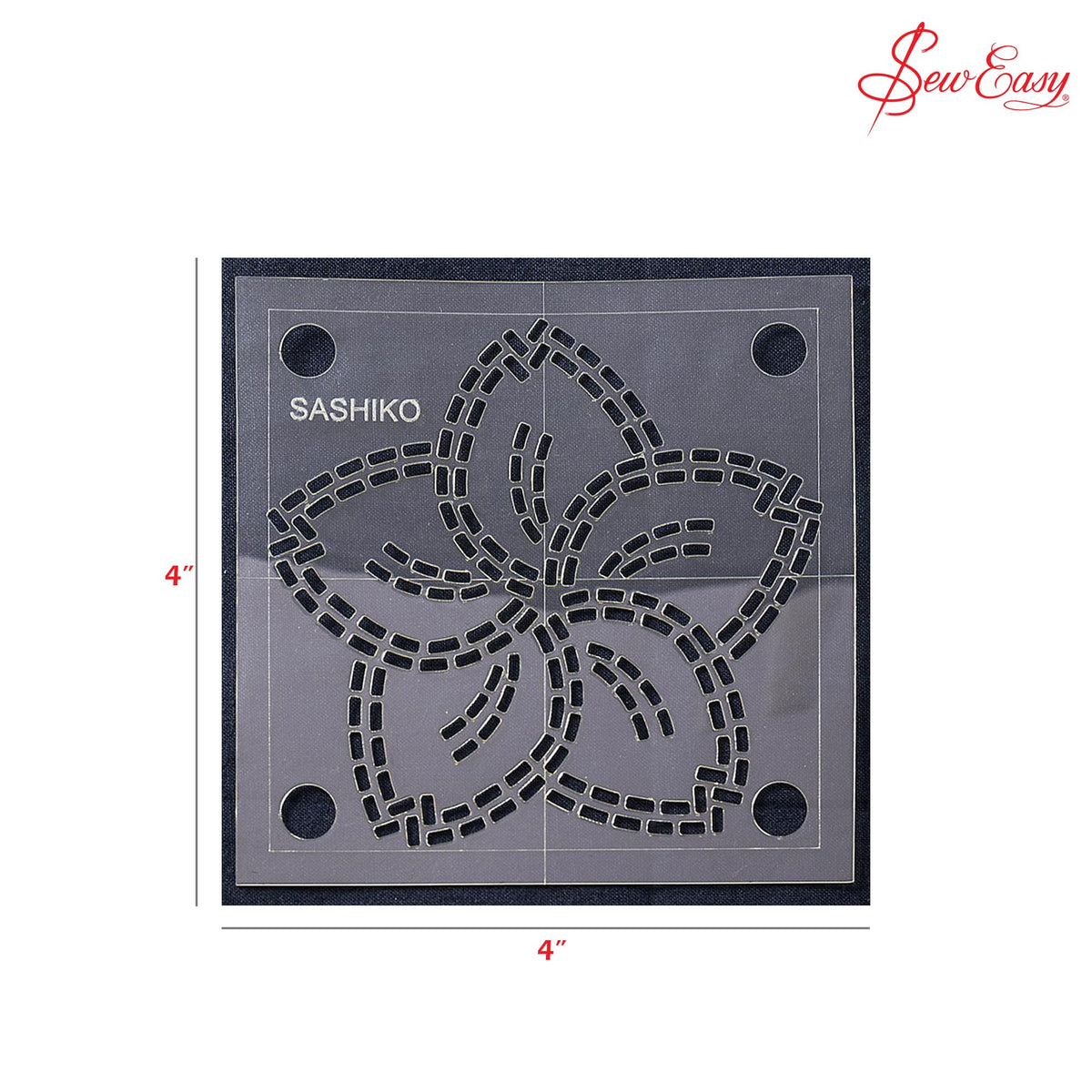 Sew Easy 4” Sashiko Template, Sakura (Cherry Blossom)