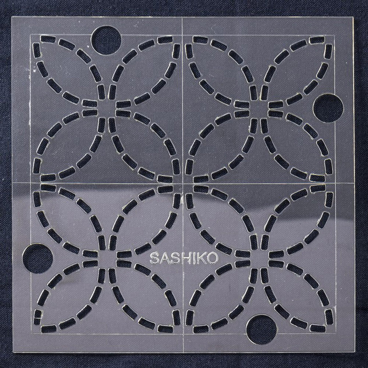 Sew Easy 4” Sashiko Template, Shippou (Seven Treasures)