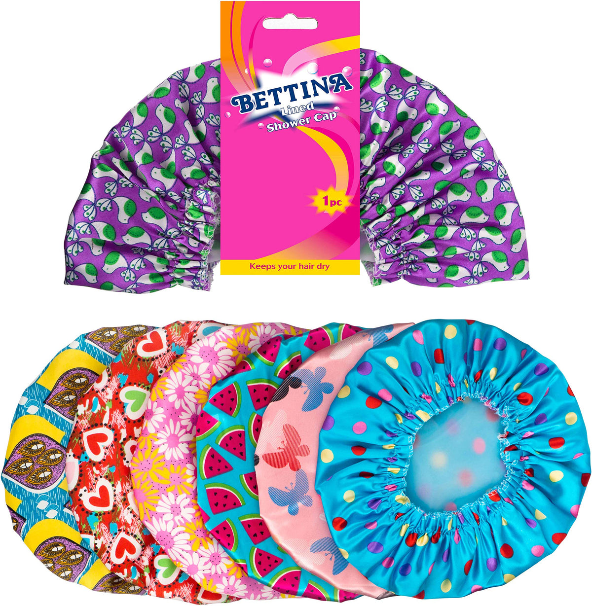 Bettina Lined Shower Cap