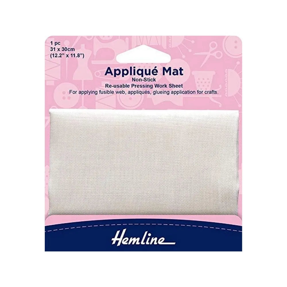 Hemline Non Stick Applique Pressing Sheet, 31cm x 30cm