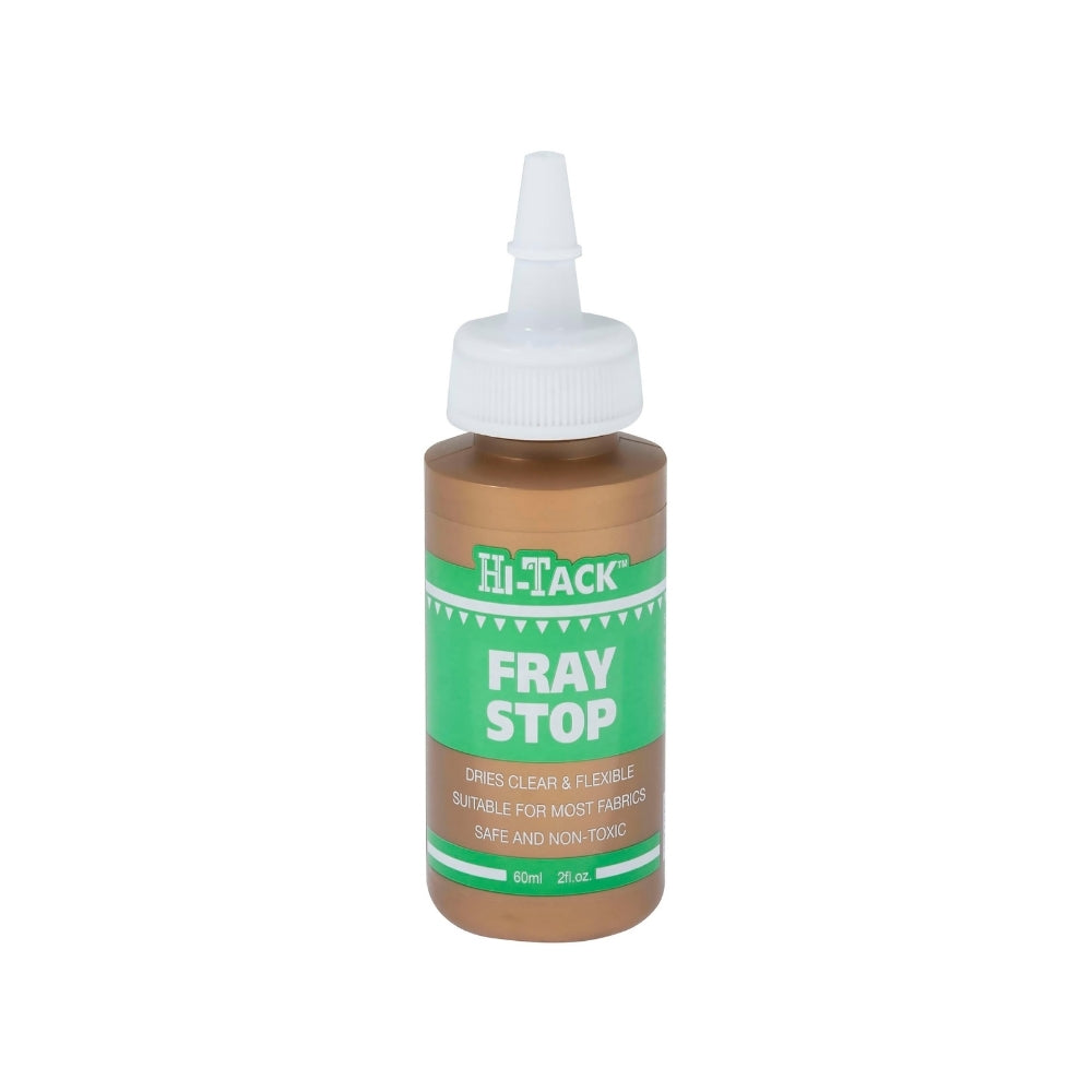 Hi-Tack Fray Stop Fabric Glue, Clear, 60ml
